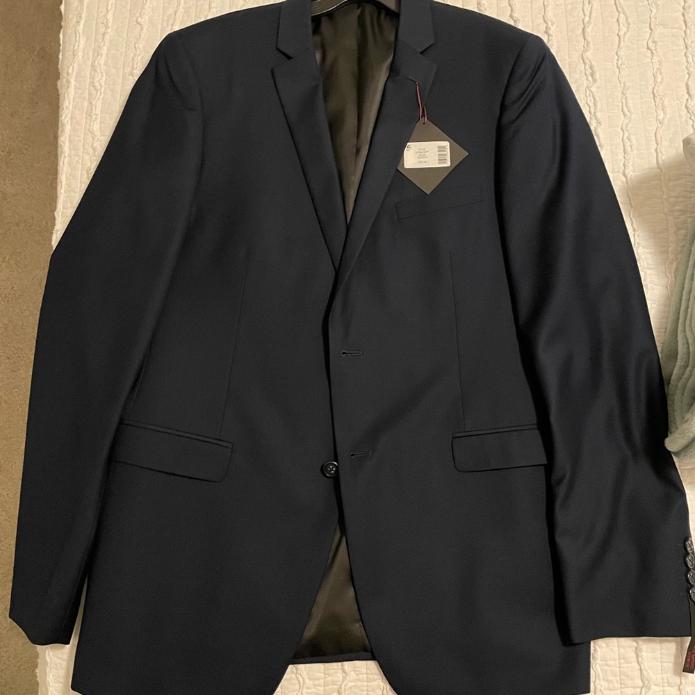 Navy sports coat NWT by 1670 Slim Fit